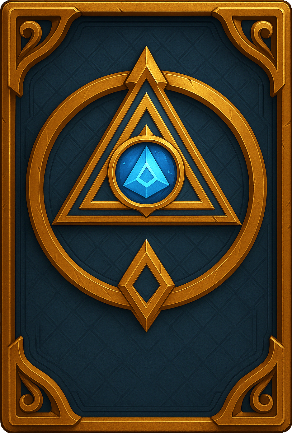 Triune card back